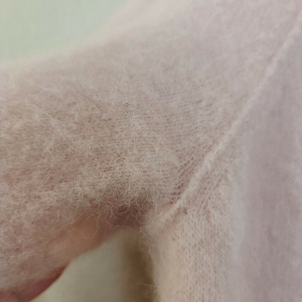 COS Sweater Womens Small Pink Alpaca Wool Blend Fuzzy Knit Casual Basic Work - Picture 10 of 12